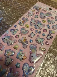 平成レトロ　平成女児　立体シール