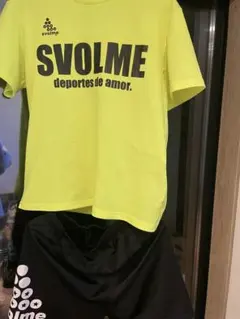 SVOLME サッカーウェア 上下セット イエロー ブラックのサムネイル