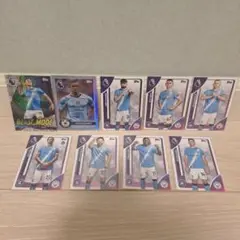 2025-26 topps EPL マンチェスターシティ 9枚セット