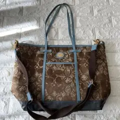 Provinceオロビアンコ　男女兼用　ゴブラン生地　2WAY トート　大容量