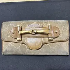 【希少】GUCCI グッチ 長財布 ホースビット GGキャンバス 138040