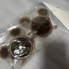 ディズニー　ミッキー　ファッション用サングラス　ブラウン