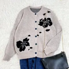 ✨極美品✨Rain is a Girl カシミヤ100% カーディガン　洗える