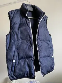 リバーシブルダウンベスト　グローバルワーク