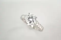 41/美品 Pt900 ダイヤ0.713ct(I-I1-GOOD) リング 指輪 - メルカリ