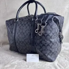 COACH コーチ ボストンバッグ 2way 4253 シグネチャー ❣️COACH❣️シグネチャー 柄 2wayボストンバッグ 旅行用バッグ 4253