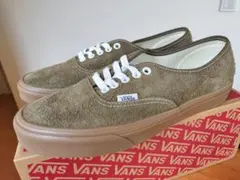 未使用　27.0cm スニーカー VANS オーセンティック 　スェード　本革