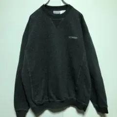 00s リーボック　スウェット　刺繍ロゴ　グレー XL ビッグサイズ　A22