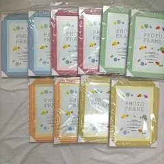 未使用品 ナカバヤシ フォトフレーム 10個セット A4 B5 額縁