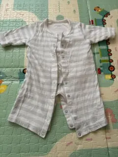 ツーウェイオール　ストライプ 50-60cm 男の子　ベルメゾン