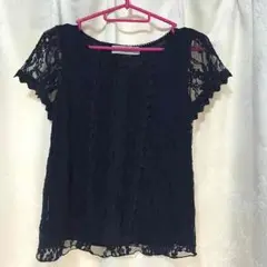 31sons de mode❤️美品レーストップス❤️ネイビーのサムネイル