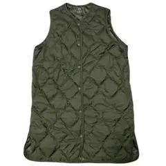 ユニクロ　ウルトラライトダウンロングベスト　袋付き　L