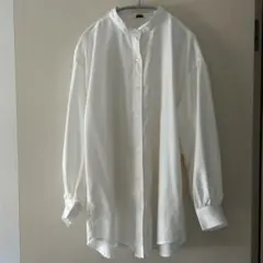 イング　トップス　シャツ　オフホワイト　白系　Mサイズ
