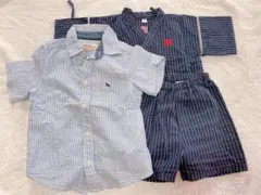 【サイズ90】男の子半袖シャツと甚平