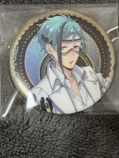 フロイドリーチ缶バッジ　ツイステ