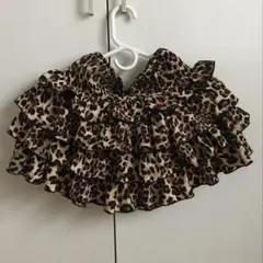 SHEIN ROMWE レオパード柄 フリルミニスカート Mサイズ