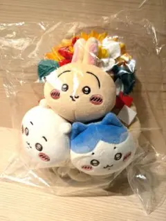 ちいかわらんど しめ縄なぬいぐるみ ハチワレ ウサギ マスコット　おまけ付き