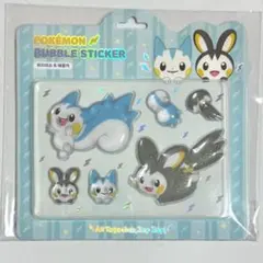 【韓国限定】ポケモン ポップアップ バブルステッカー パチリス＆エモンガ