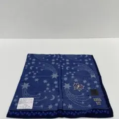 アナスイ　ハンカチ　大判　月と星　流れ星　ネイビー　新品未使用ラベルシール付