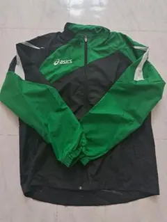 asics アシックス ジャージ ジャケット グリーン ブラック