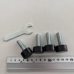 メタルラック　ポール径25㎜　アジャスター4本　工具付き　新品未使用品
