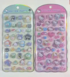 サンリオ COTTON PUFFY シール 2種セット