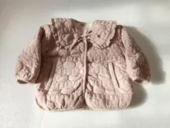 Birthday　futafuta購入うさぎピンクキルティングジャケット起毛