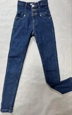 EMODAスキニー ハイウエストスキニー デニム XS 0サイズ