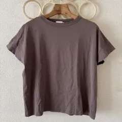 handvaerk ハンドバーク　カットソー　Tシャツ　ビショップ　ブラウン　Sのサムネイル