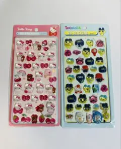 キティ＆まめっちボンボンドロップシール