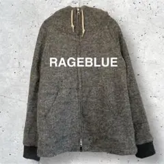 レイジブルー ブルゾン フード付きジャンバー パーカー ウール L