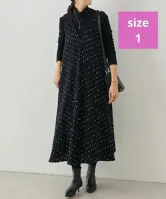 moka様ビアズリー 〈シーズンレス〉ジャンパースカート ブラック Mサイズ moka様ビアズリー 〈シーズンレス〉ジャンパースカート ブラック