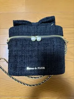 メゾンドフルール バニティバッグ ブラッグ ツイードのサムネイル