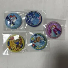 ディズニー刺繍缶バッジ　5個セット
