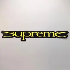 SUPREME SHARP BLACK STICKER