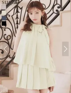 アイボリー フリルデザイン ナイトドレス XSサイズ