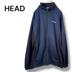 ヘッド　トラックジャケット　ネイビー×ブラック　Mサイズ　ジャージ