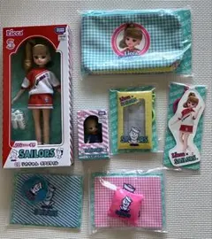 リカちゃんくじ　セーラーズ　くじ　7点セット リカちゃんチアスタイル