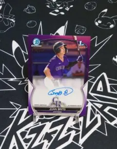 2023 bowman Juan Brito auto /250