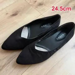 heal me ヒールミー レディース ポインテッドフラットシューズ24.5cm