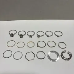 リングセット 15個 シルバー ゴールド　まとめ売り