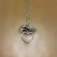 ネックレス　サマンサティアラ　ハート　シルバー
