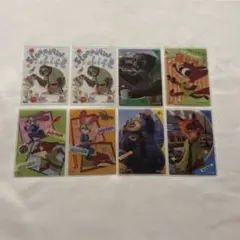 ズートピア クリアカードコレクション エンスカイ 8枚セット ニック ジュディ