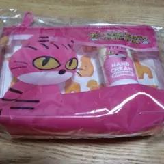 Tabekko Doubutsu Pouch & Hand Cream Set - Cat