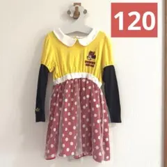 Littc リトシー Disney ミニーマウス 裏毛ワンピース 120