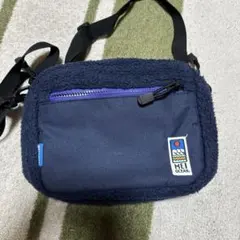 MEI OCEAN ボア ショルダーバッグ ネイビー