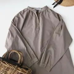 STAMP AND DIARY プルオーバーロングブラウス　チュニック