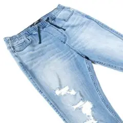 HOLLISTERホリスター▼スキニージョガー▼クラッシュ加工▼M▼W約84cm
