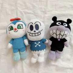 コキンちゃん　ホラーマン　バイキンマン　アンパンマン　ぬいぐるみ