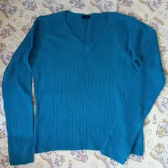 青緑 セーター